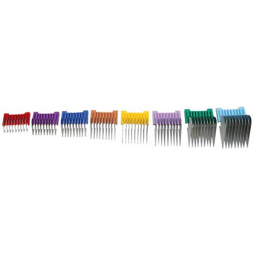 WAHL MOTIVA, CREATIVA AND MOSER ARCO PACK OF 8 METAL COMBS