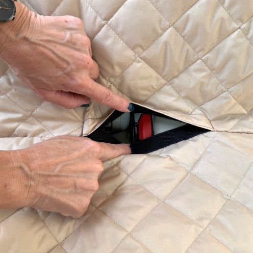 FULL COMFORT CAR SEAT COVER - 100 x 124 cm